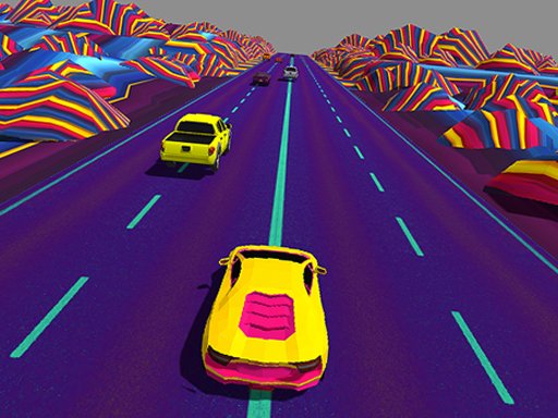 Spielen Neon Race Retro Drift Spiel