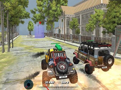Spielen Offroad Monster Truck Forest Championship Spiel
