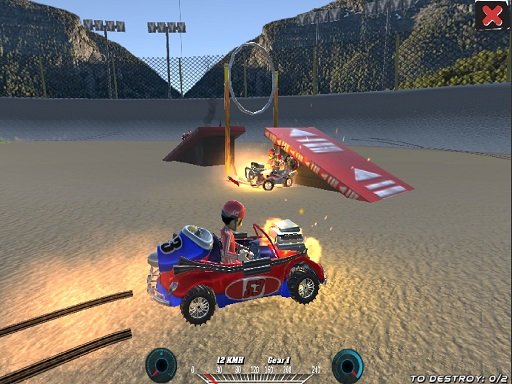 Spielen Demolition Cartoon Car Crash Derby Spiel