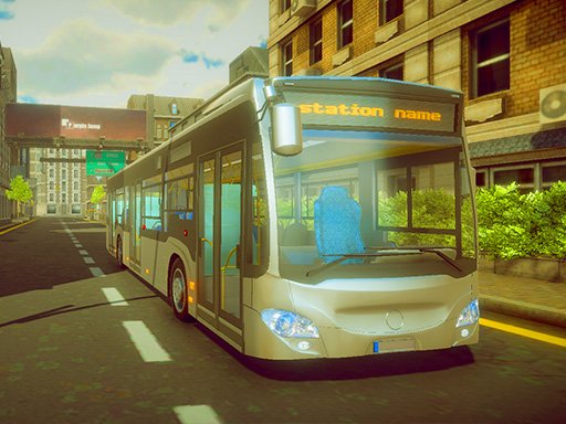 Spielen Town Bus Driver Spiel