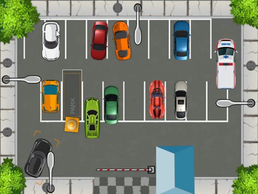 Spielen HTML5 Parking Car Spiel
