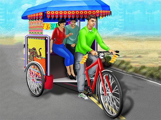 Spielen Bicycle Rickshaw Simulator Spiel