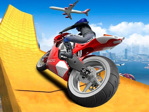 Spielen Impossible Moto Bike Track Stunts Spiel