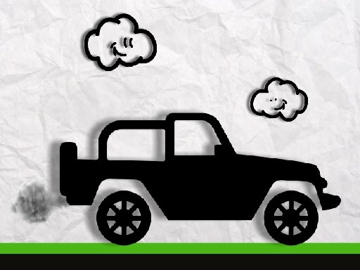 Spielen Paper Monster Truck Race Spiel