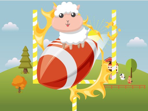 Spielen Animals Rugby Flick Spiel