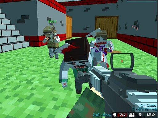 Spielen Shooting Zombie Blocky Gun Warfare Spiel