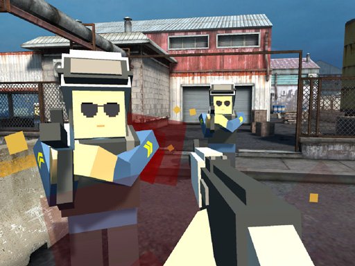 Spielen Pixel Factory Battle 3D.IO Spiel