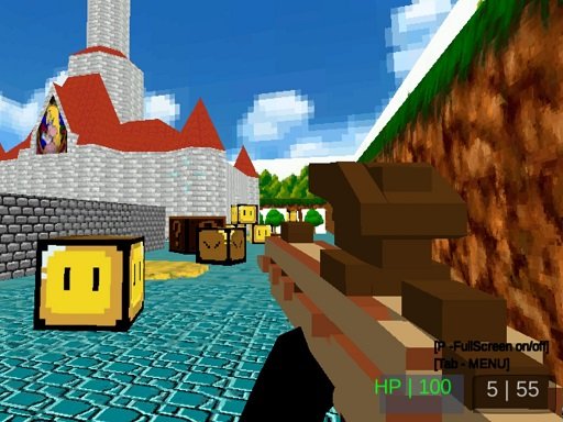 Spielen Paintball Gun Pixel 3D Spiel