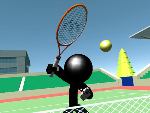 Spielen Stickman Tennis 3D Spiel