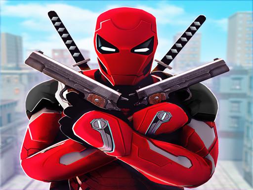 Spielen City Ninja Robot Street Fighting Spiel