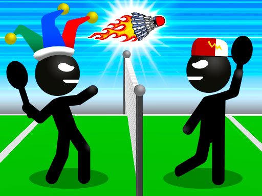 Spielen Stickman Sports Badminton Spiel