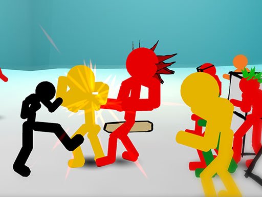 Spielen Stickman Street Fighting Spiel