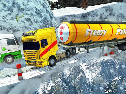Spielen Extreme Winter Oil Tanker Truck Drive Spiel
