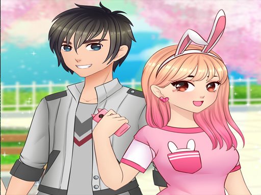 Spielen Anime High School Couple – First Date Makeover Spiel