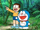 Spielen Doraemon Jungle Hunting Spiel