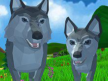 Spielen Wolf Simulator: Wild Animals 3D Spiel
