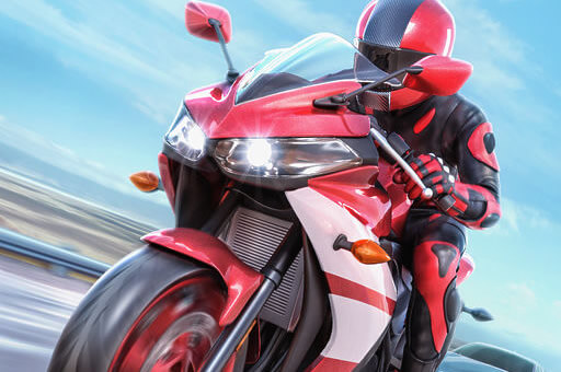 Spielen Rocket Bikes Bighway Race Spiel