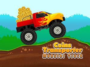 Spielen Coins Transporter Monster Truck Spiel