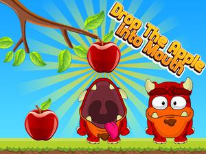 Spielen Drop The Apple Into Mouth Spiel