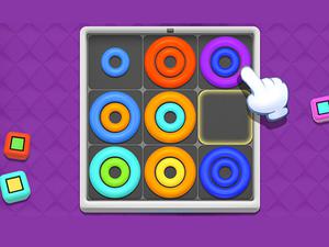 Spielen Neon Circles Color Sort Puzzle Spiel