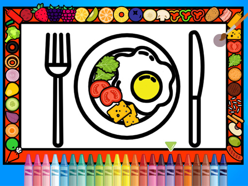 Spielen Color And Decorate Dinner Plate Spiel