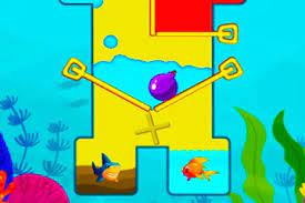 Spielen Fish Rescue Pull The Pin Spiel