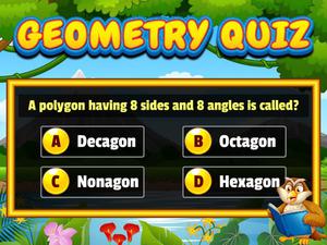 Spielen Geometry Quiz Spiel