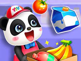 Spielen Cute Panda Supermarket Spiel