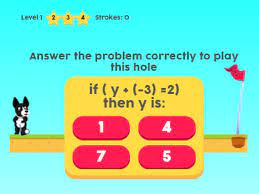 Spielen MathPup Golf 4 Algebra Spiel