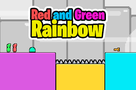 Spielen Red and Green Rainbow Spiel
