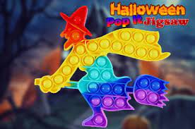 Spielen Halloween Pop It Jigsaw Spiel