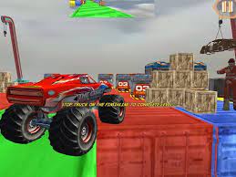 Spielen Monster Truck Driving Stunt Game Sim Spiel