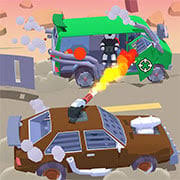 Spielen Desert Riders Car Battle Spiel
